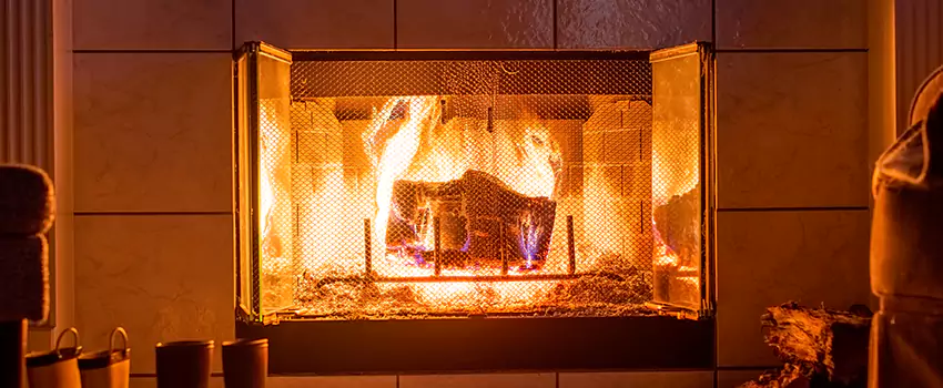 Mendota Hearth Landscape Fireplace Installation in Ham Lake, Minnesota