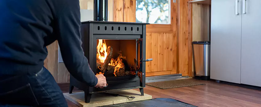 Open Hearth Wood Fireplace Installation in Ham Lake, MN