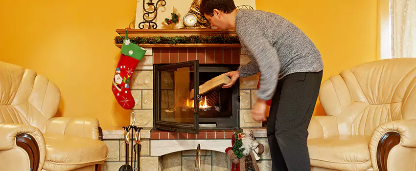 Rusted Metal Fireplace Restoration in Ham Lake, Minnesota