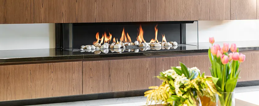 Double-height Fireplace Design Refurbishment in Ham Lake, Minnesota