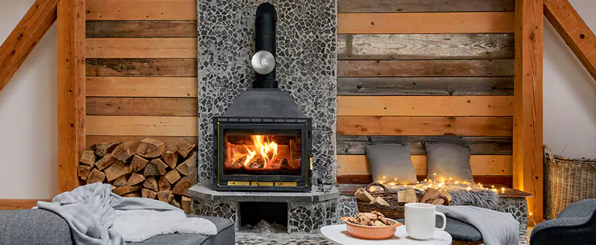 Thelin Hearth Products Direct Vent Gas Stove Fireplace Inspection in Ham Lake, Minnesota